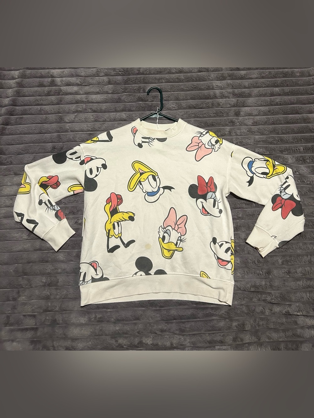 Vintage 90’s Disney Mickey & Friends Allover Graphic Crewneck Sweatshirt